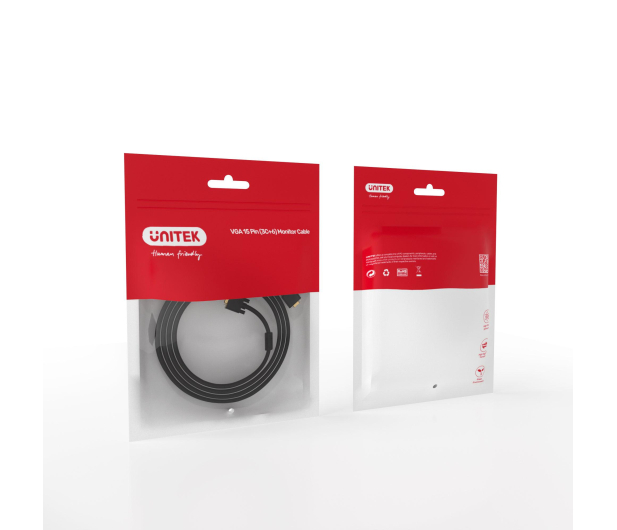 Unitek Kabel VGA/D-SUB - VGA/D-SUB 1m - 350169 - zdjęcie 2